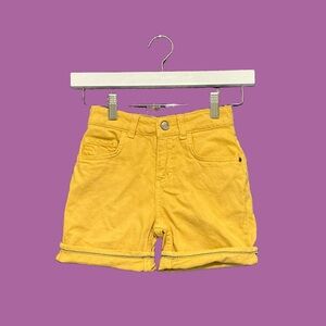 Mini Boden Yellow Demin Kids Shorts